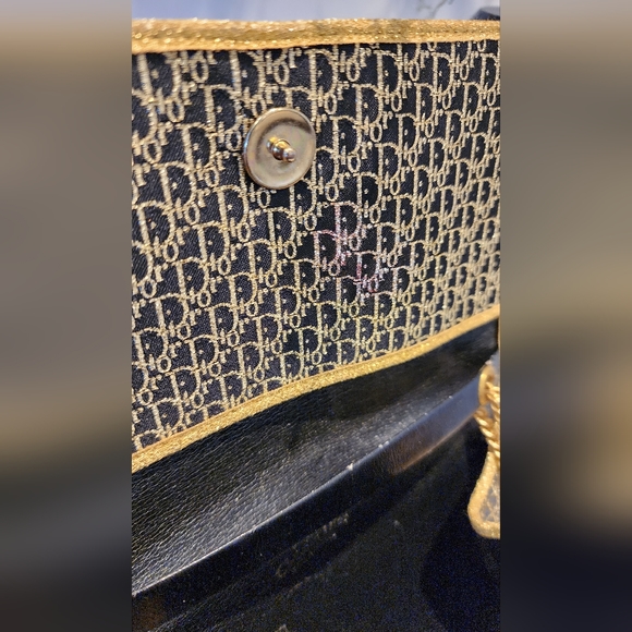 Auth 1970's Christian Dior Diorissimo clutch chain - Picture 9 of 10